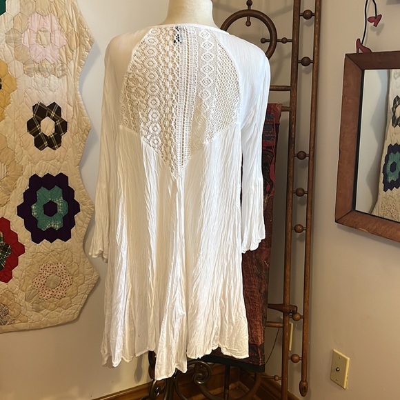 Gauzy White Dress - Picture 5 of 8